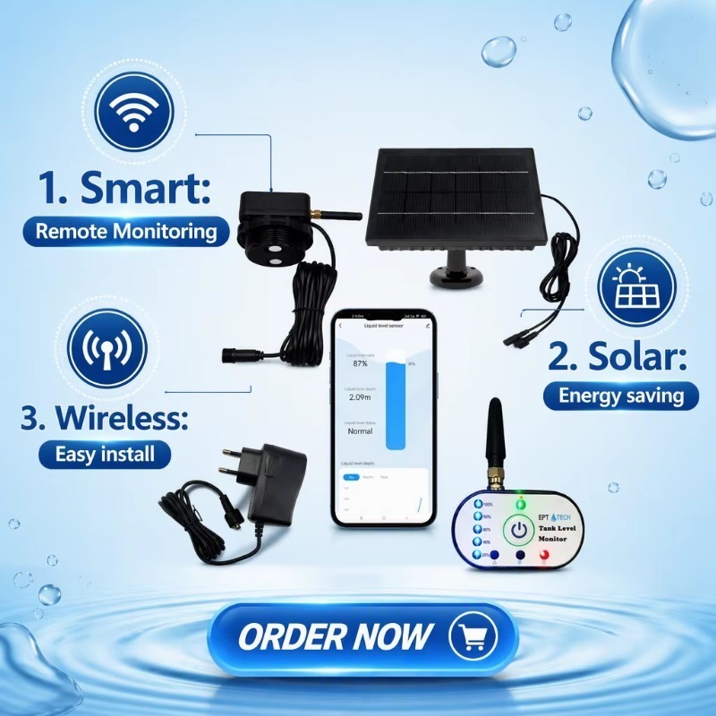 Tuya Smart - TLC2502P-S Tuya Smart Life Ultrasone Niveautransmitter