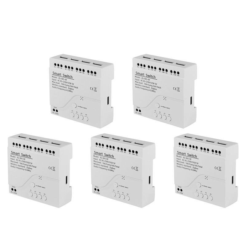 Smart Relay Tuya - 5X 4 Kanalen Tuya Zigbee Smart