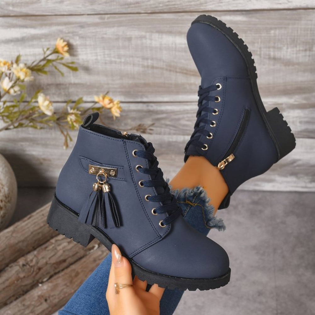 Tasmota - 2026 Mode Kanten Veterschoenen met Kwastjes,
