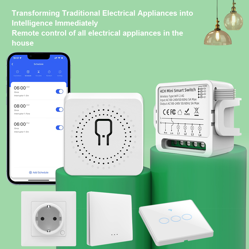 Tuya WiFi Smart Switch 1/2/3/4 - Tuya 4 Channel recensie en prijs