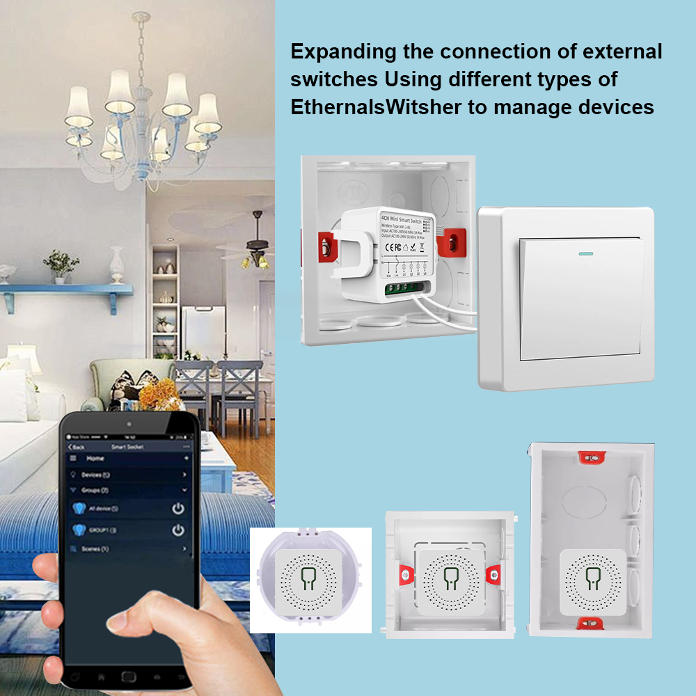 Tuya WiFi Smart Switch 1/2/3/4 - Tuya 4 Channel recensie en prijs