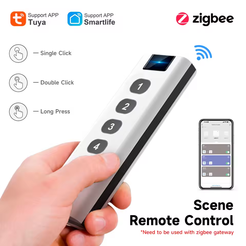 Tuya ZigBee Intelligente Scène - Tuya 4 Channel recensie en prijs