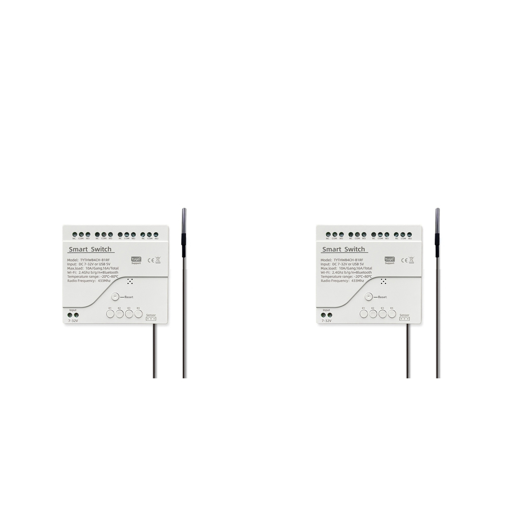 B44C 2X Tuya Wifi DC 7-32V 4-k - Tuya 4 Channel recensie en prijs