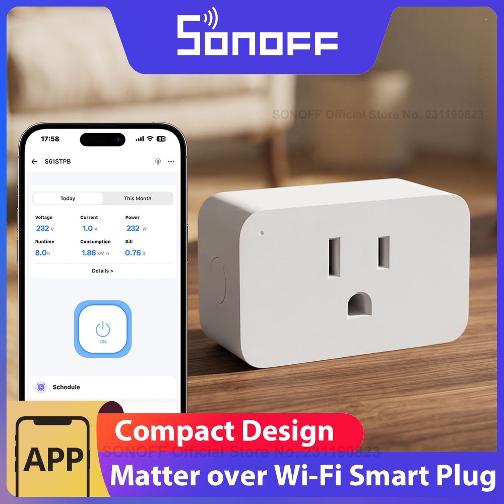 SONOFF S61STPB iPlug Gen2 Type - Shelly Plug recensie en prijs