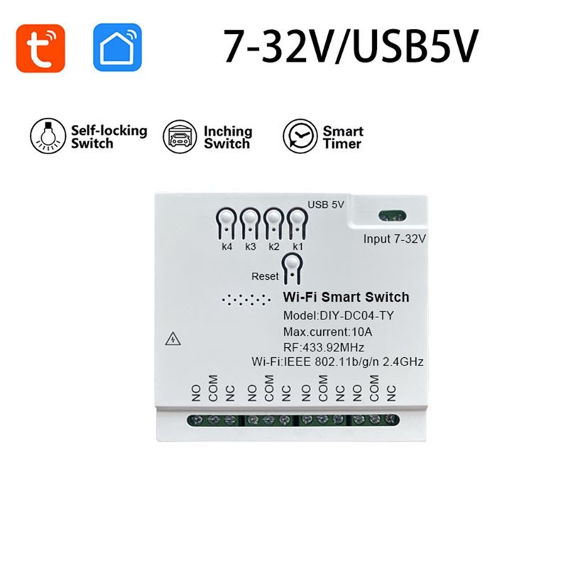 Betrouwbare Tuya Wifi 4-kanaal - Tuya 4 Channel recensie en prijs