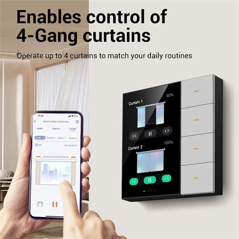 AED6-Tuya Zigbee 3,5 inch slim - Tuya 4 Channel recensie en prijs