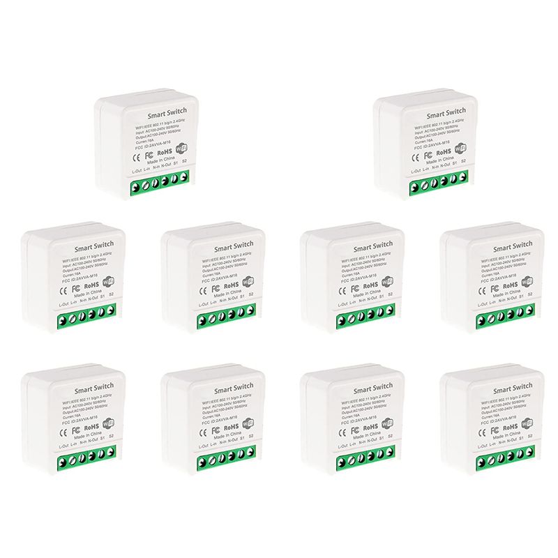10X Mini Smart Wifi-relais, do - Smart Relay Tuya recensie en prijs