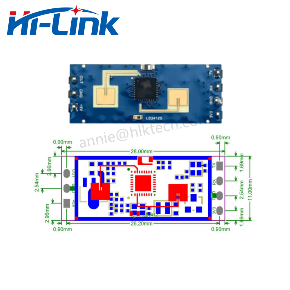 Hilink Nieuwe HLK-LD2412 24GHz - Tasmota recensie en prijs